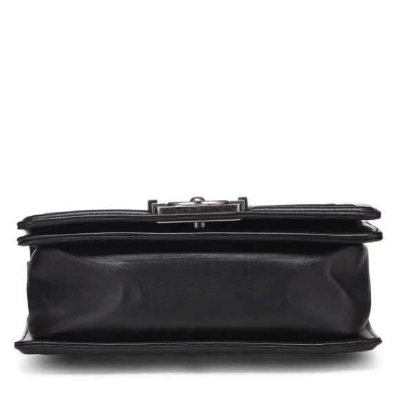 CHANEL Small Embellished Swarovski Crystal and Black Leather Boy Bag - Picture 11 of 11